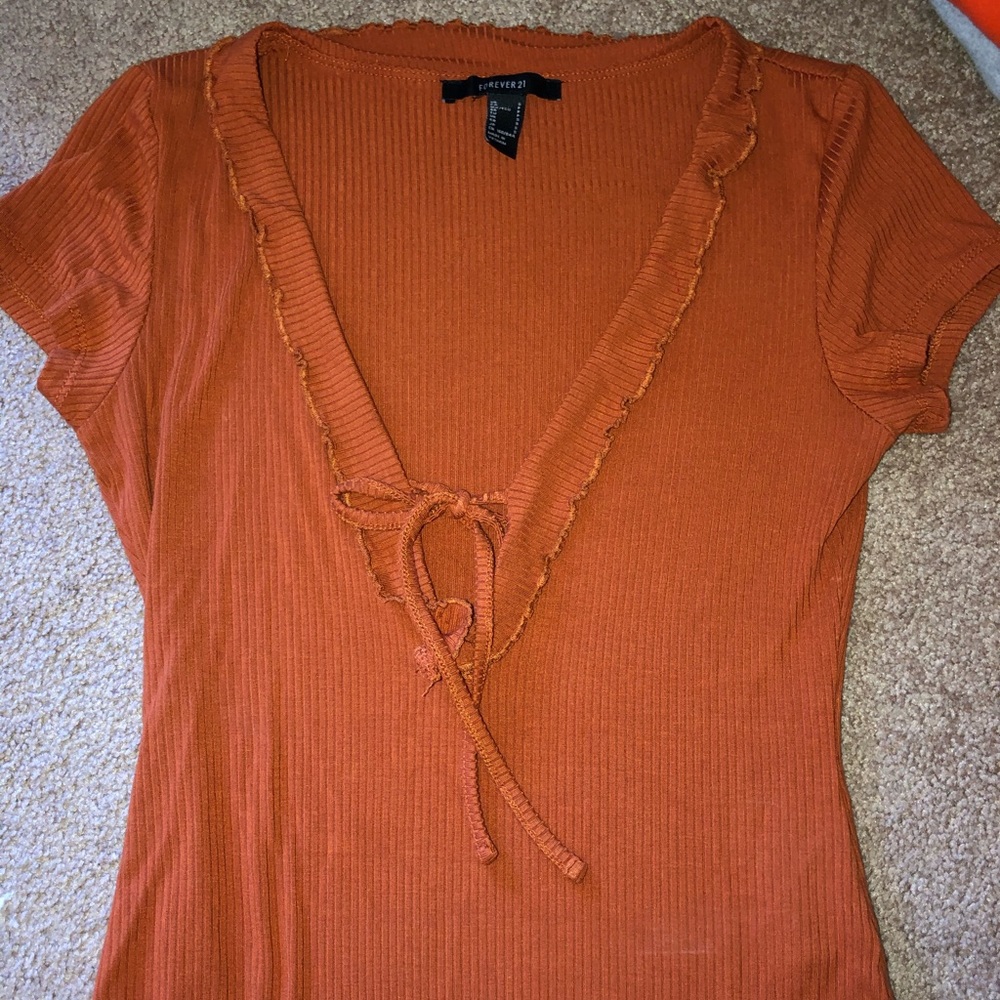Burnt Orange Bodysuit